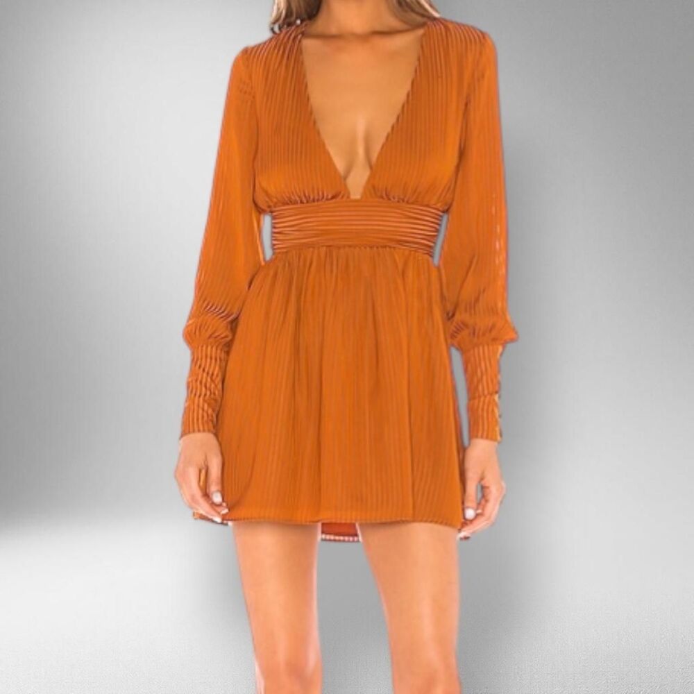 NBD by REVOLVE Cara Mini Dress in Copper – Size M